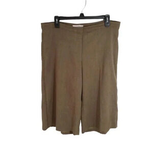 {To the Max} Brown Dressy Shorts - Longer Length
